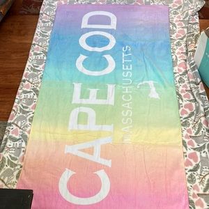 Cape Cod MA beach towel NWT